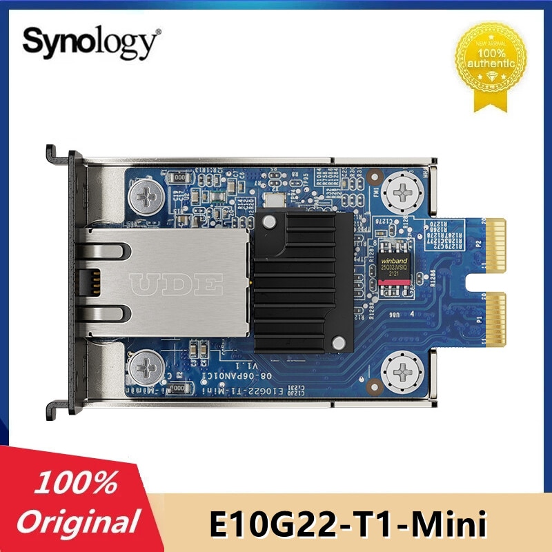 Synology E10G22-T1-Mini RJ-45 Ʈũ ׷̵ , Nas DS923 + DS723 + RS422 + DS1522 +, RJ45 10GbE